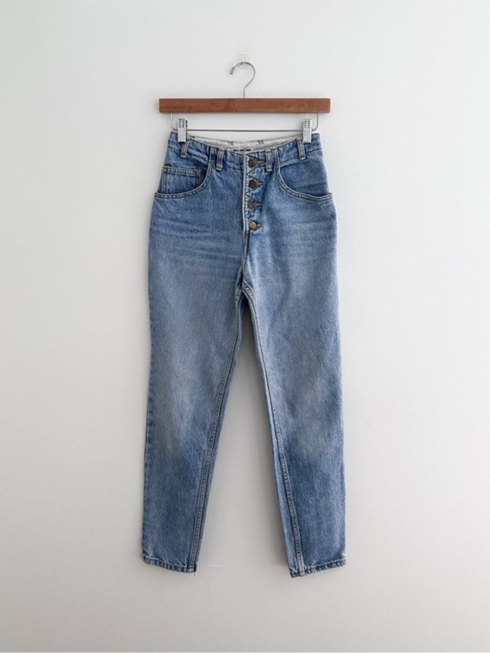 Vintage Guess Georges Marciano Made In USA Button Fly High Rise Jeans Tapered